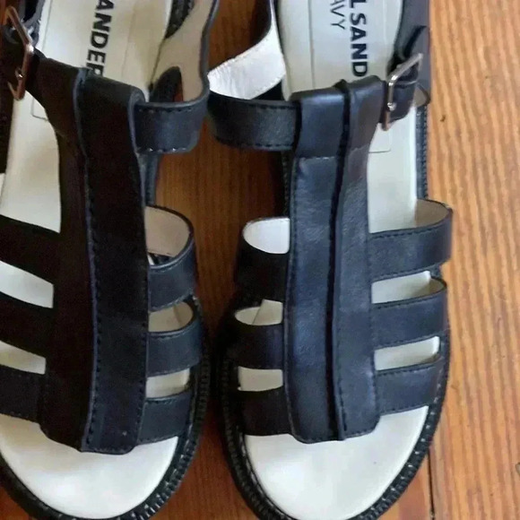 Jill Sandal navy flat form sandal - Picture 7 of 8